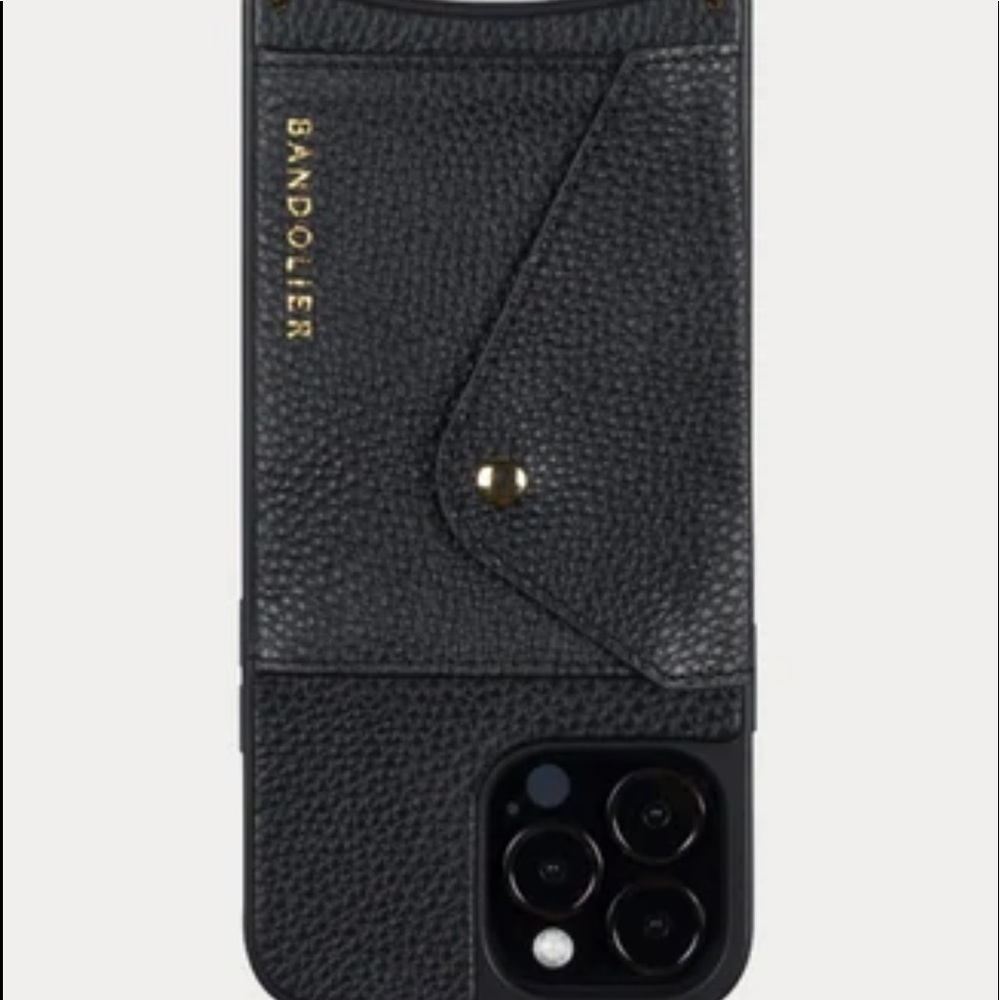 Bandiolier phone case for I phone 12 pro max Can attach to any purse strap.